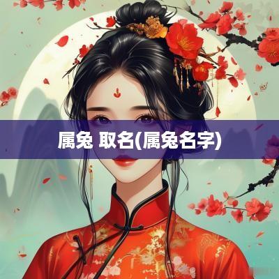 属兔 取名(属兔名字)