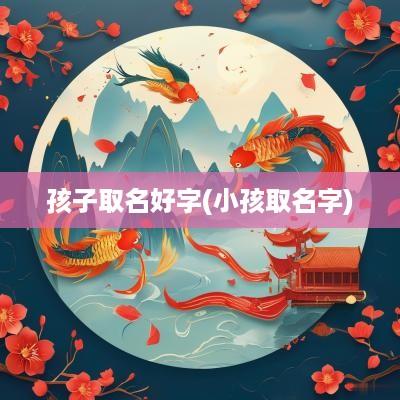 孩子取名好字(小孩取名字)