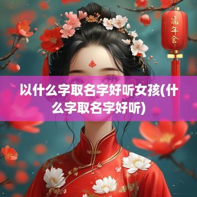 以什么字取名字好听女孩(什么字取名字好听)