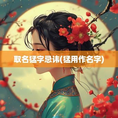 取名猛字忌讳(猛用作名字)