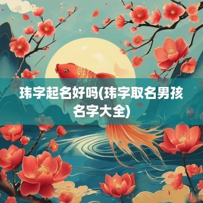 玮字起名好吗(玮字取名男孩名字大全)