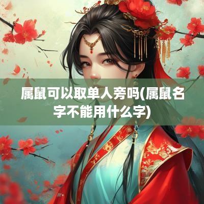 属鼠可以取单人旁吗(属鼠名字不能用什么字)