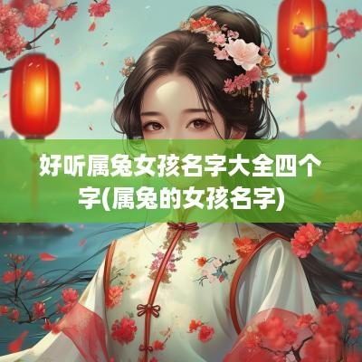 好听属兔女孩名字大全四个字(属兔的女孩名字)