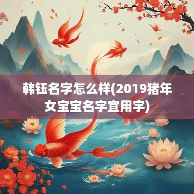韩钰名字怎么样(2019猪年女宝宝名字宜用字)