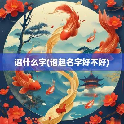 诏什么字(诏起名字好不好)
