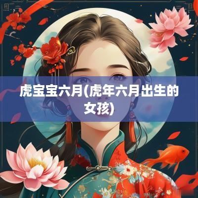 虎宝宝六月(蛇年六月出生的女孩)