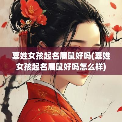 辜姓女孩起名属鼠好吗(辜姓女孩起名属鼠好吗怎么样)