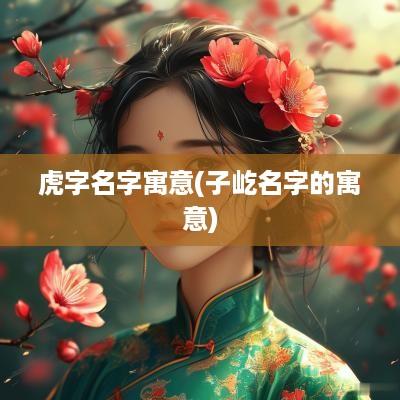 虎字名字寓意(子屹名字的寓意)