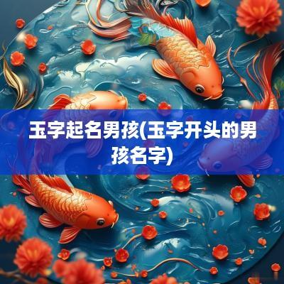 玉字起名男孩(玉字开头的男孩名字)