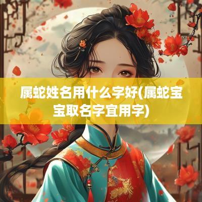 属蛇姓名用什么字好(属蛇宝宝取名字宜用字)