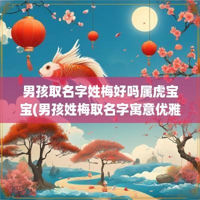 男孩取名字姓梅好吗属虎宝宝(男孩姓梅取名字寓意优雅一点)