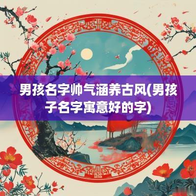 男孩名字帅气涵养古风(男孩子名字寓意好的字)