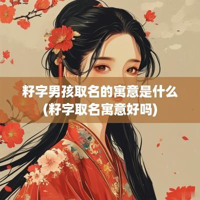 籽字男孩取名的寓意是什么(籽字取名寓意好吗)
