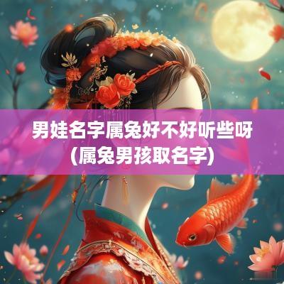 男娃名字属兔好不好听些呀(属兔男孩取名字)
