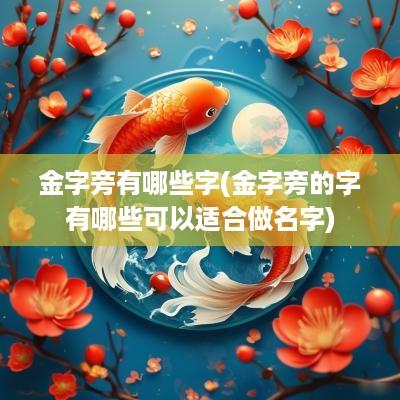 金字旁有哪些字(金字旁的字有哪些可以适合做名字)