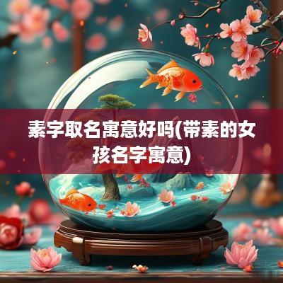 素字取名寓意好吗(带素的女孩名字寓意)