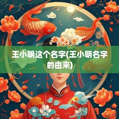 王小明这个名字(王小明名字的由来)