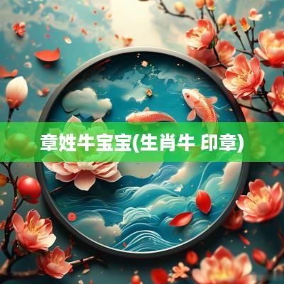 章姓牛宝宝(生肖牛 印章)