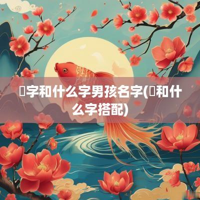 璟字和什么字男孩名字(璟和什么字搭配)