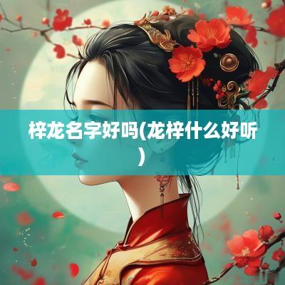 梓龙名字好吗(龙梓什么好听)