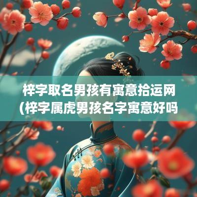 梓字取名男孩有寓意拾运网(梓字属虎男孩名字寓意好吗怎么读)