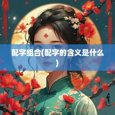 配字组合(配字的含义是什么)