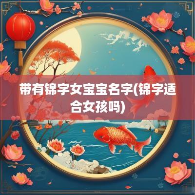 带有锦字女宝宝名字(锦字适合女孩吗)