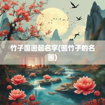 竹子国画起名字(画竹子的名画)