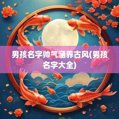 男孩名字帅气涵养古风(男孩名字大全)