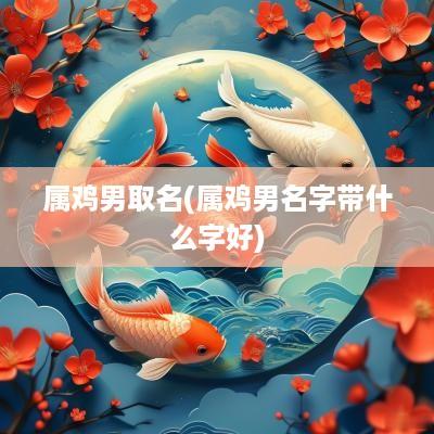 属鸡男取名(属鸡男名字带什么字好)