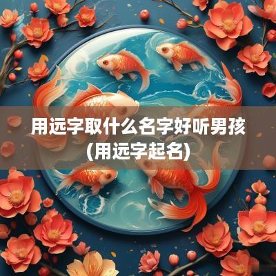 用远字取什么名字好听男孩(用远字起名)
