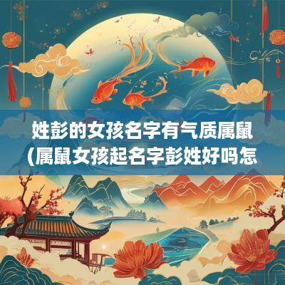 姓彭的女孩名字有气质属鼠(属鼠女孩起名字彭姓好吗怎么起)