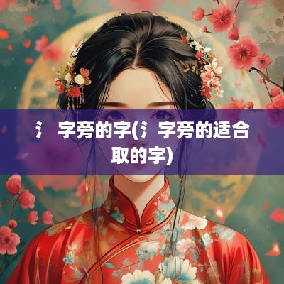 氵 字旁的字(氵字旁的适合取的字)