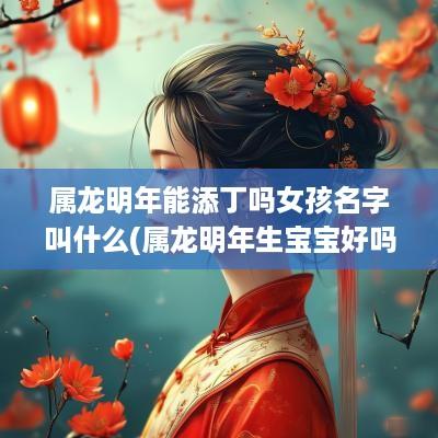 属龙明年能添丁吗女孩名字叫什么(属龙明年生宝宝好吗)