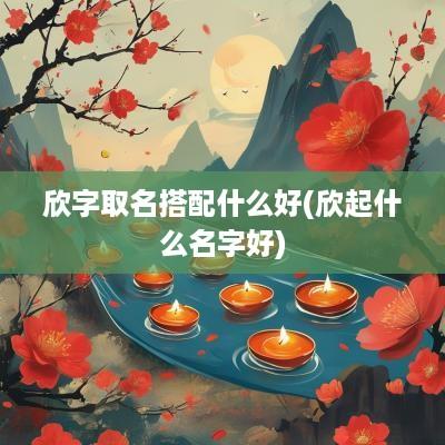欣字取名搭配什么好(欣起什么名字好)
