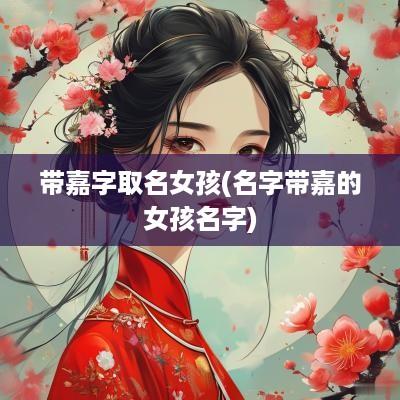带嘉字取名女孩(名字带嘉的女孩名字)