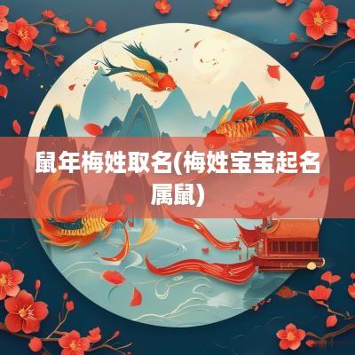 蛇年梅姓取名(梅姓宝宝起名属鼠)