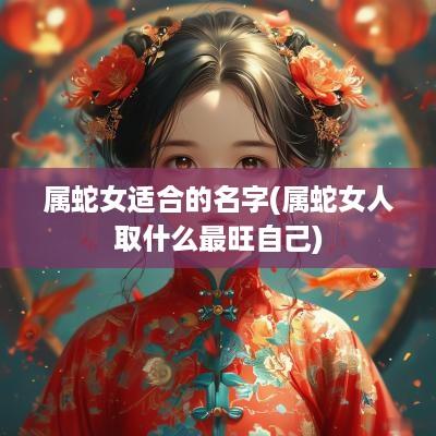 属蛇女适合的名字(属蛇女人取什么最旺自己)