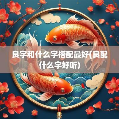 良字和什么字搭配最好(良配什么字好听)