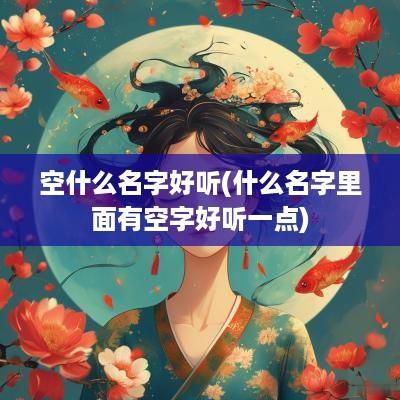 空什么名字好听(什么名字里面有空字好听一点)