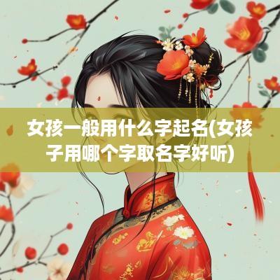 女孩一般用什么字起名(女孩子用哪个字取名字好听)