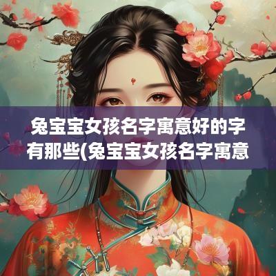 兔宝宝女孩名字寓意好的字有那些(兔宝宝女孩名字寓意好的字有哪些)