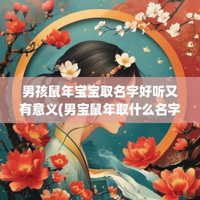 男孩蛇年宝宝取名字好听又有意义(男宝蛇年取什么名字好)