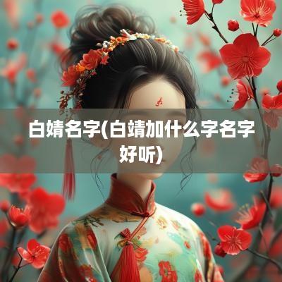 白婧名字(白靖加什么字名字好听)