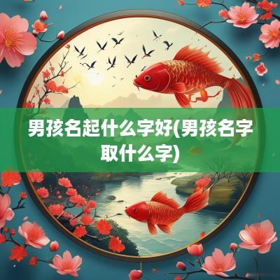 男孩名起什么字好(男孩名字取什么字)