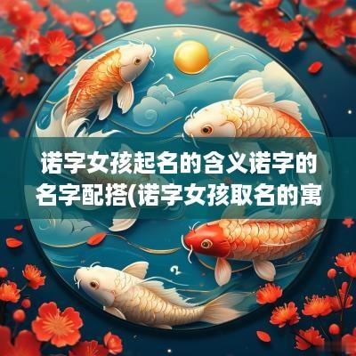 诺字女孩起名的含义诺字的名字配搭(诺字女孩取名的寓意好吗)