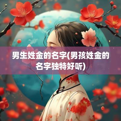 男生姓金的名字(男孩姓金的名字独特好听)