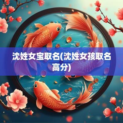 沈姓女宝取名(沈姓女孩取名高分)