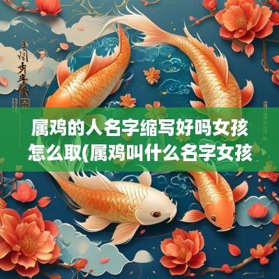 属鸡的人名字缩写好吗女孩怎么取(属鸡叫什么名字女孩)