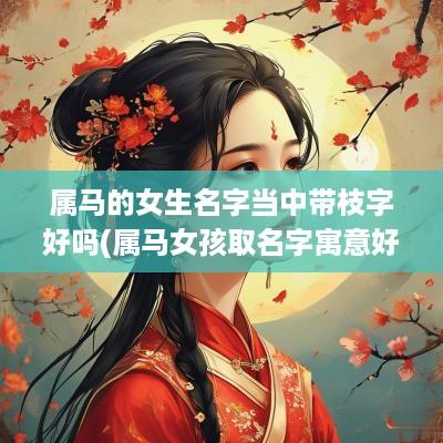 属马的女生名字当中带枝字好吗(属马女孩取名字寓意好的字)